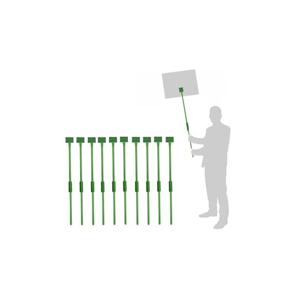 0 to 7 Other - Lightweight Yard Signs Stakes Protest Sign Holders Pack Of 10